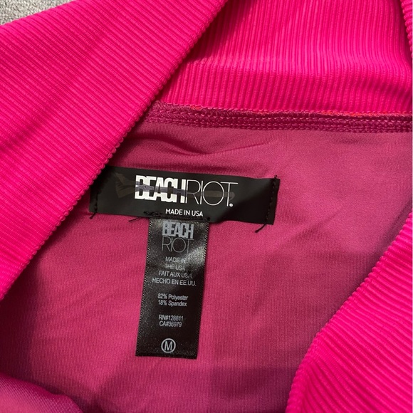 New! Beach Riot Emmy be mine colorblock high waisted bottom 24896 - Picture 6 of 9